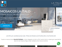 Tablet Screenshot of mosaicoslaitalo.com.ar